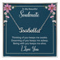 To my soulmate - Personalized Name Necklace