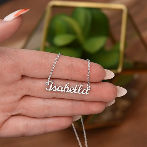 To my daughter - Personalized Name Necklace